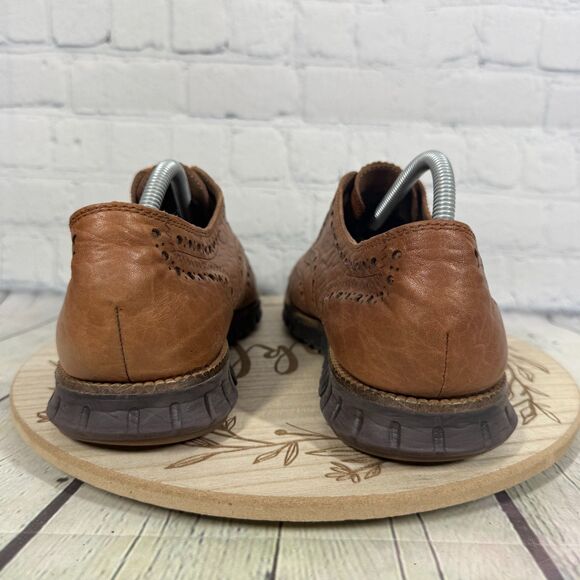 Cole Haan Oxford Mens Size 10.5 Brown Zerogrand Remastered Wingtip Leather Shoes main image 14